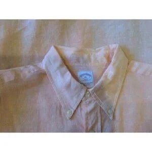 BROOKS BROTHERS,346, THE ORIGINAL POLO SHIRT, 100% LINEN SIZE XL #1059 (3)